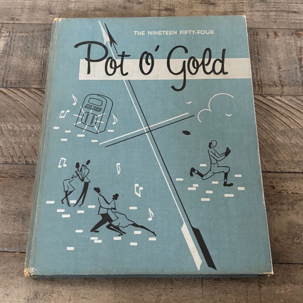 Pot O' Gold 1954 South High School Yearbook – Signed – Lima, Ohio